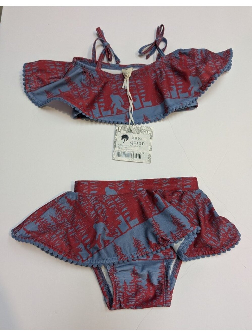 Kate Quinn Swimsuit Sasquatch 2pc Bikini Swim Bathing suit 18-24